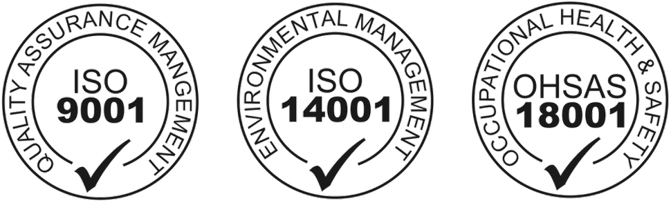 OHSAS 18001 - ISO 14001 - ISO 9001 گواهینامه های